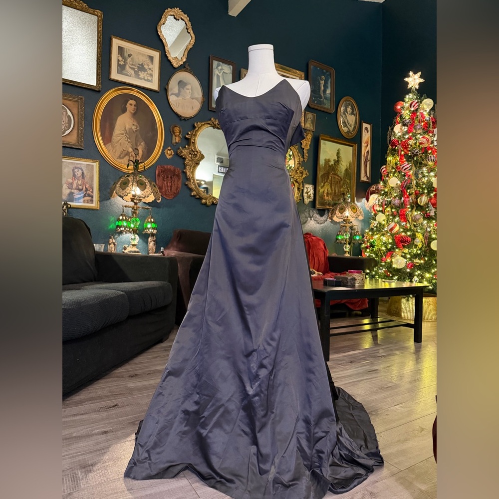 Richard Tyler Strapless Black Couture Gown - Picture 11 of 17